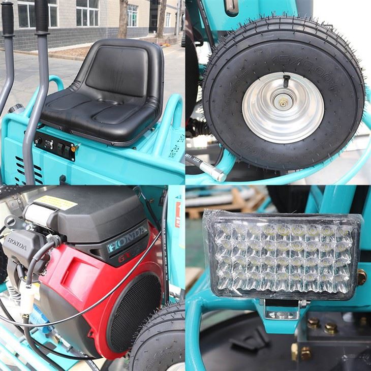 combination blade power trowel